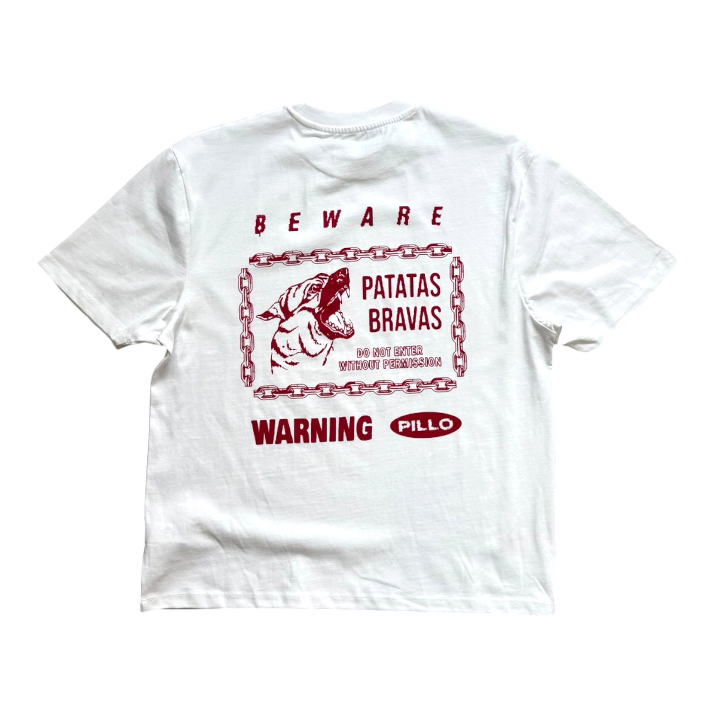 pillo patatas tee white