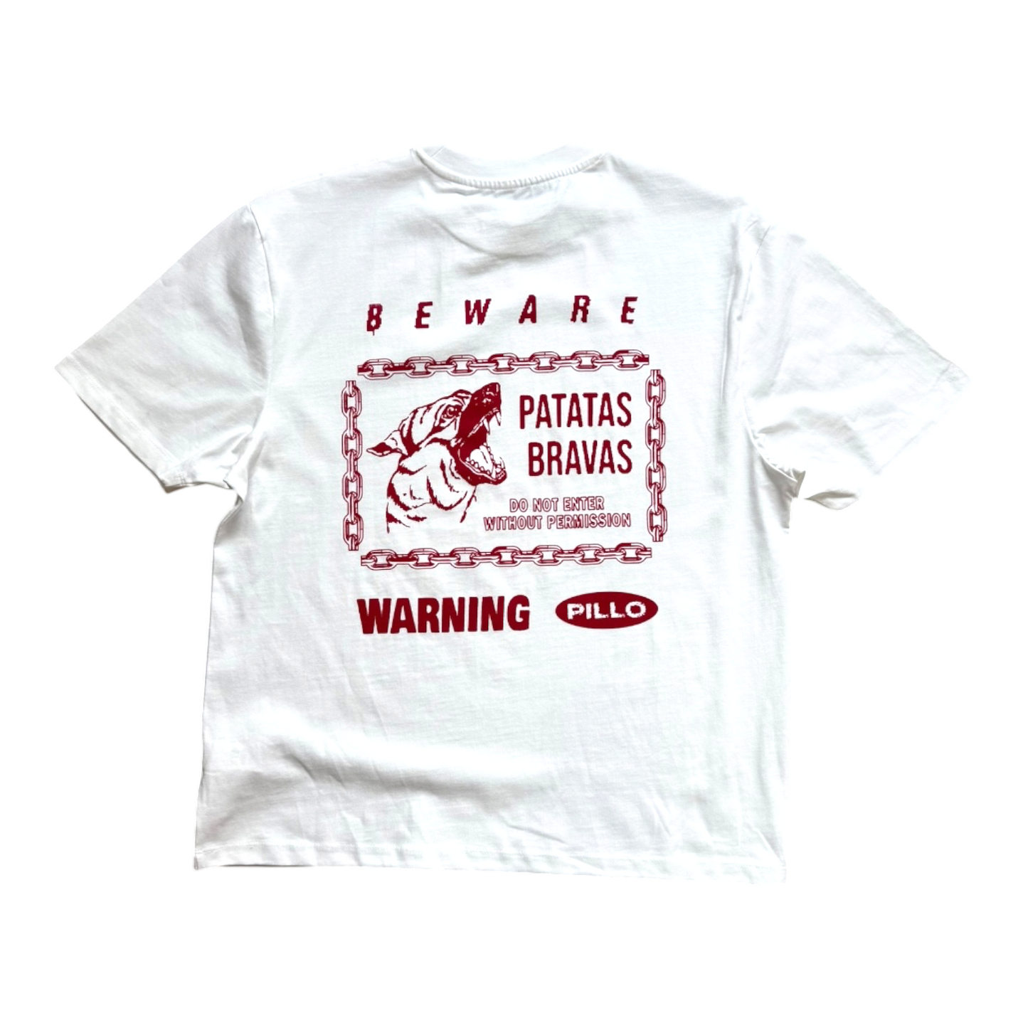 pillo patatas tee white