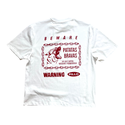 pillo patatas tee white