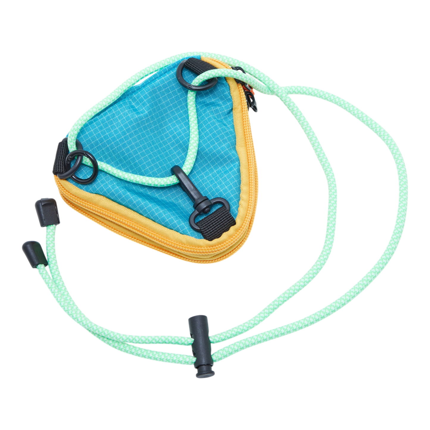 pillo triangle mini pouch blue