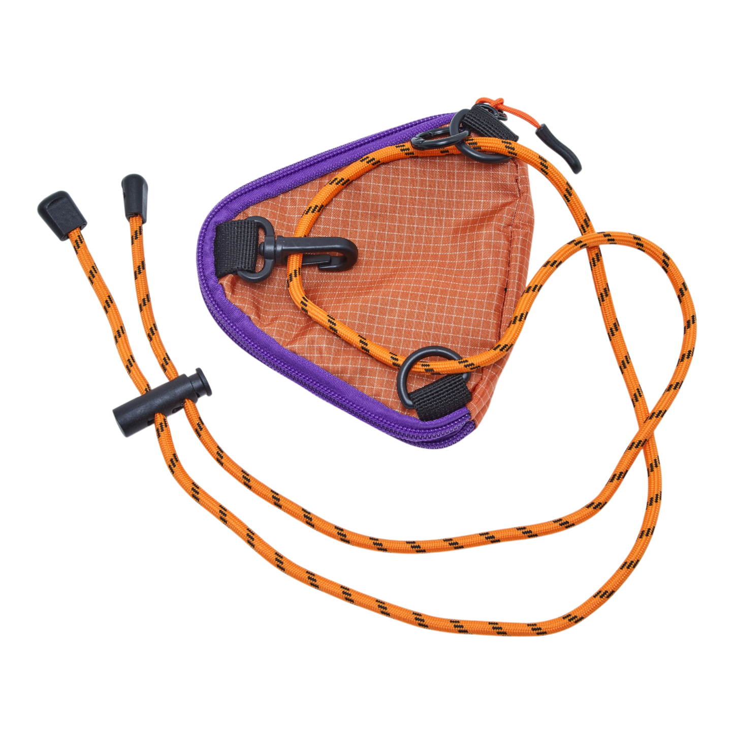 pillo triangle mini pouch orange
