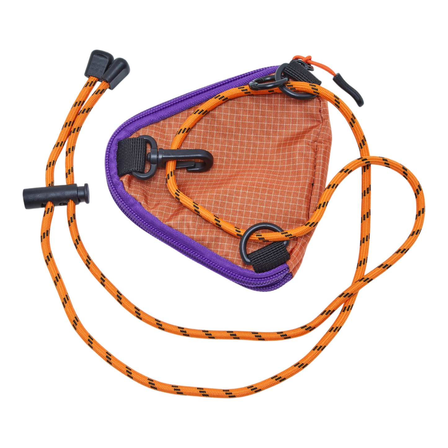pillo triangle mini pouch orange
