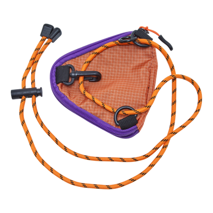 pillo triangle mini pouch orange