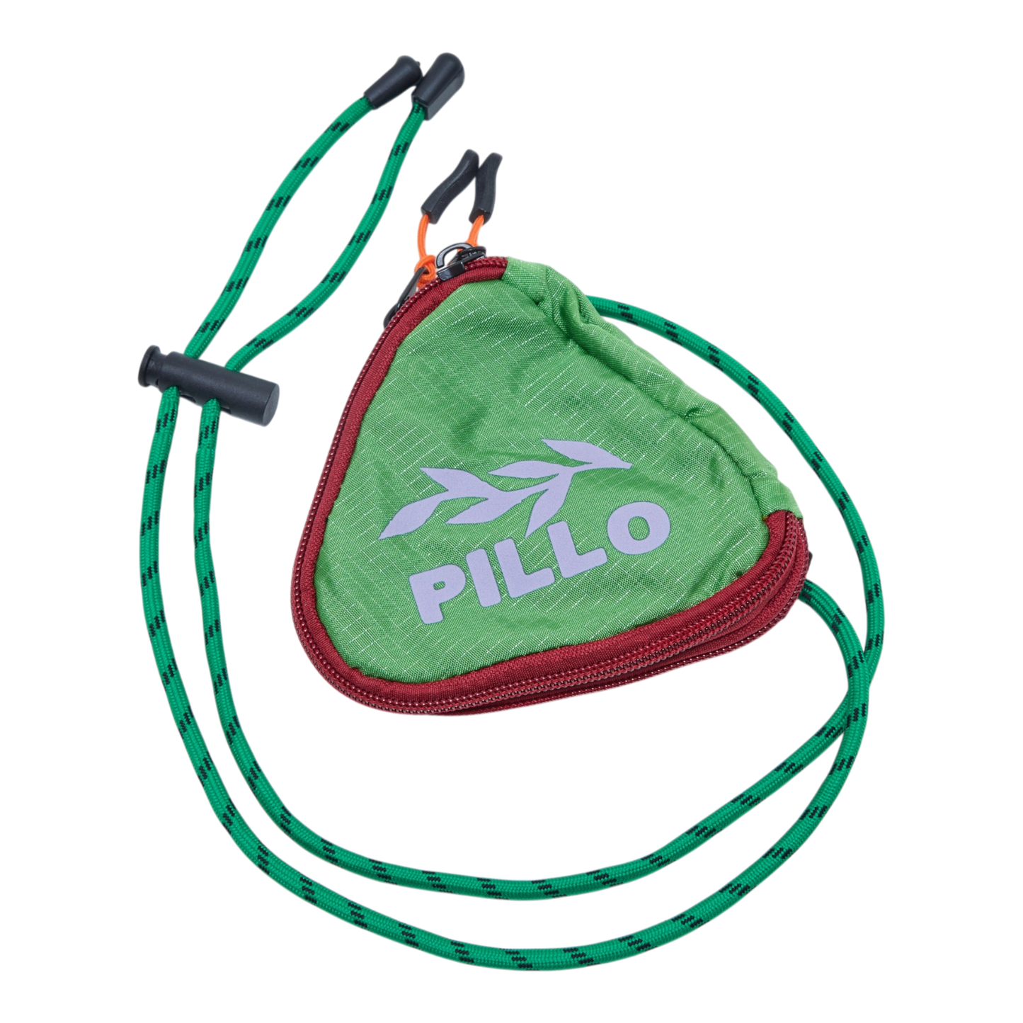 pillo triangle mini pouch green