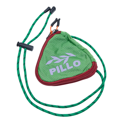 pillo triangle mini pouch green