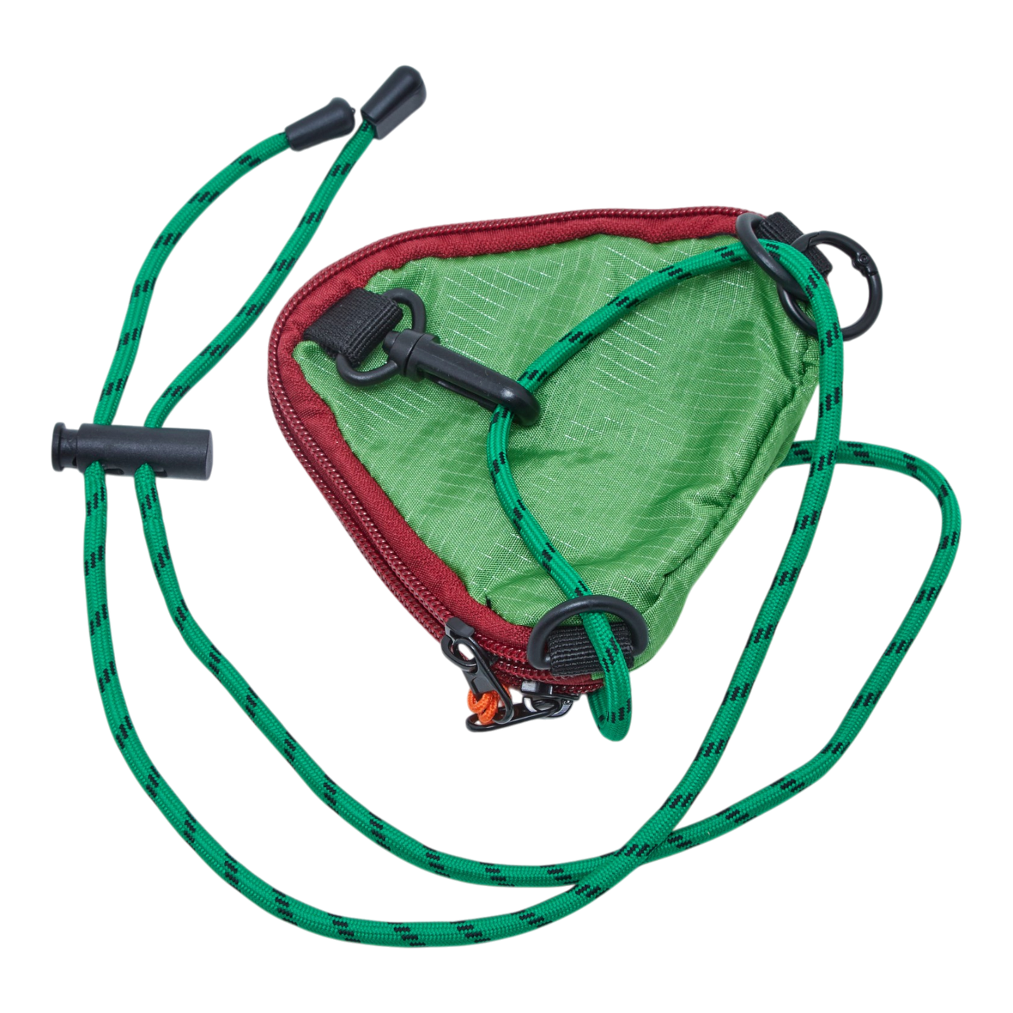 pillo triangle mini pouch green