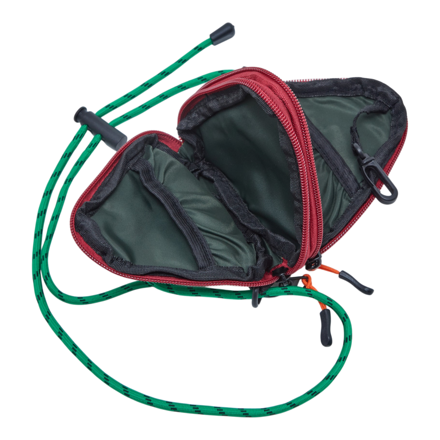 pillo triangle mini pouch green