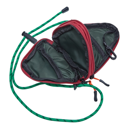 pillo triangle mini pouch green