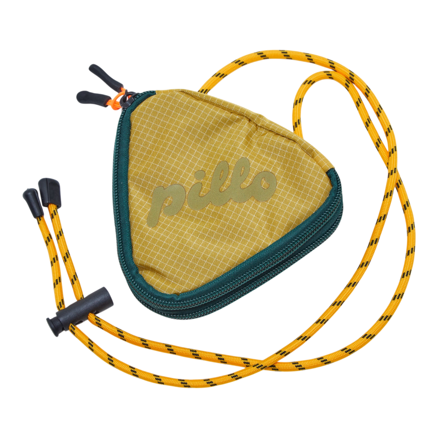pillo triangle mini pouch yellow