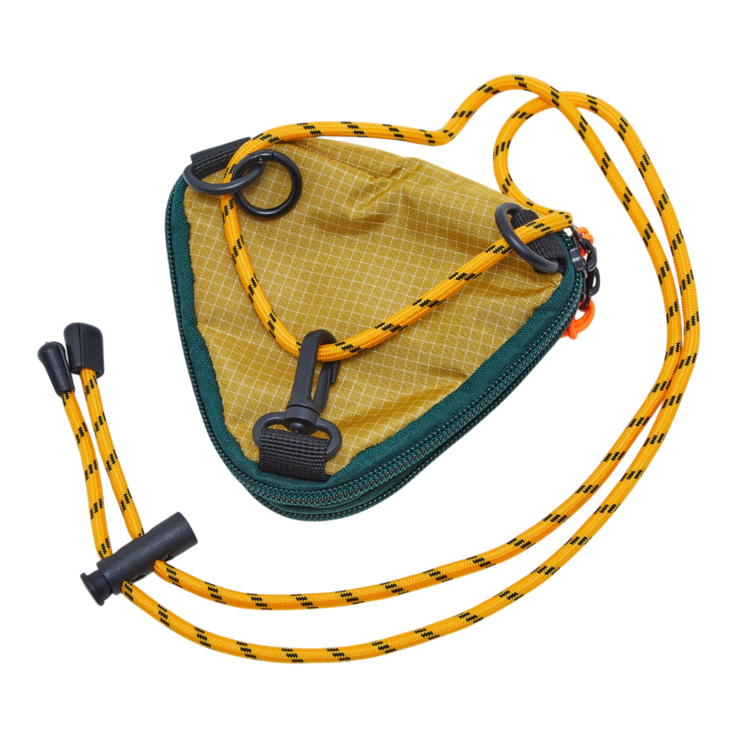 pillo triangle mini pouch yellow
