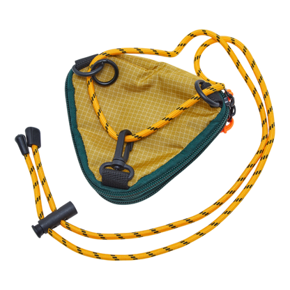 pillo triangle mini pouch yellow