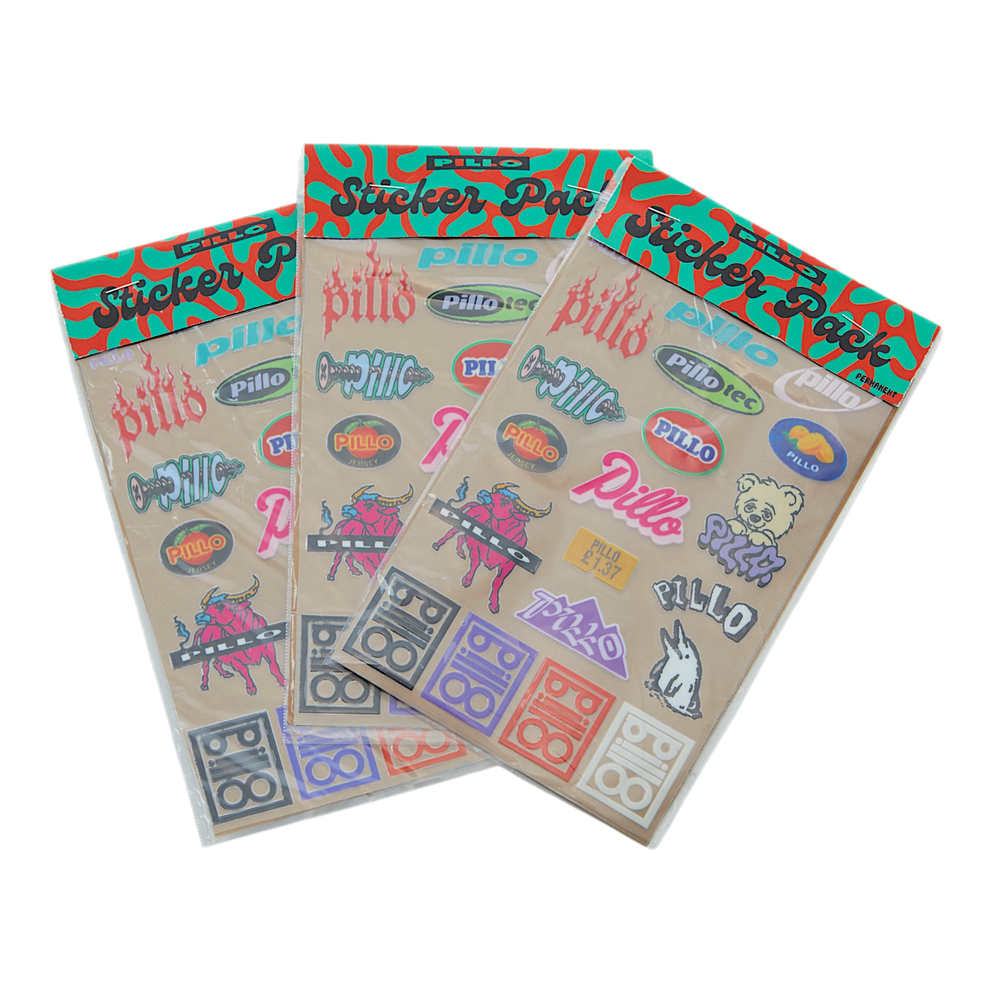 pillo permanente sticker pack