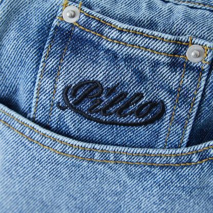 pillo denim washed blue