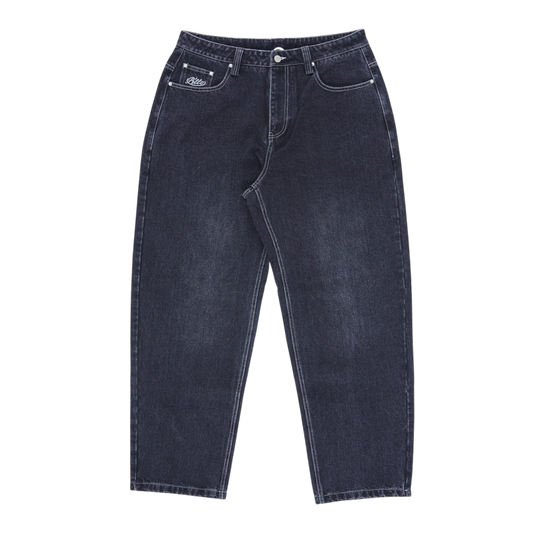 pillo denim washed black