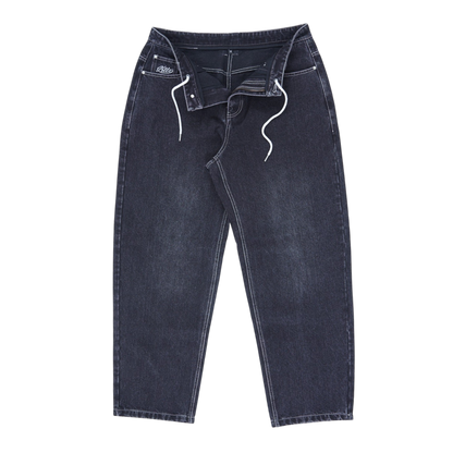 pillo denim washed black