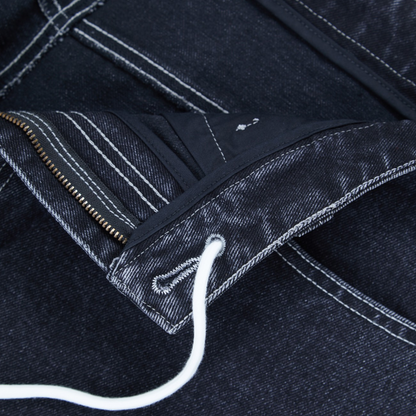 pillo denim washed black