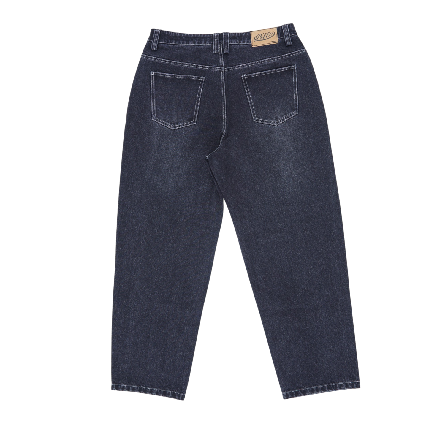 pillo denim washed black